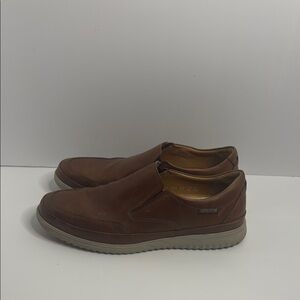 Mephisto Brown Leather Loafers